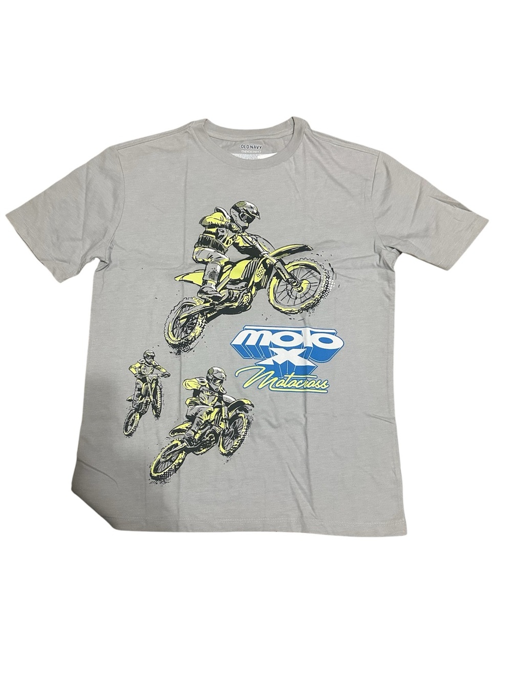 Old Navy Boys XL 14-16 Motocross Dirt Bike Graphic Tee NWT